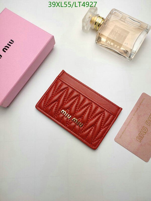 Miu Miu Bag-(4A)-Wallet-,Code: LT4927,$ 51USD