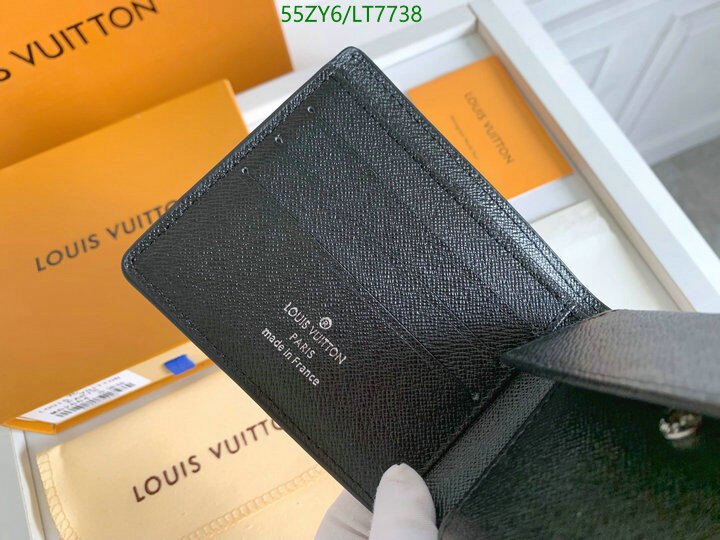 LV Bags-(4A)-Wallet-,Code: LT7738,$ 72USD