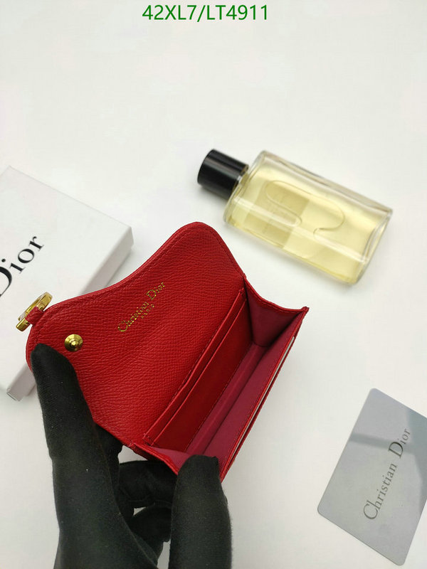 Dior Bags-(4A)-Wallet- Code: LT4911 $ 55USD