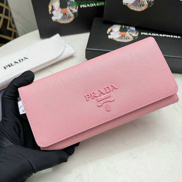 Prada Bag-(4A)-Wallet- Code: ZT2801 $ 64USD