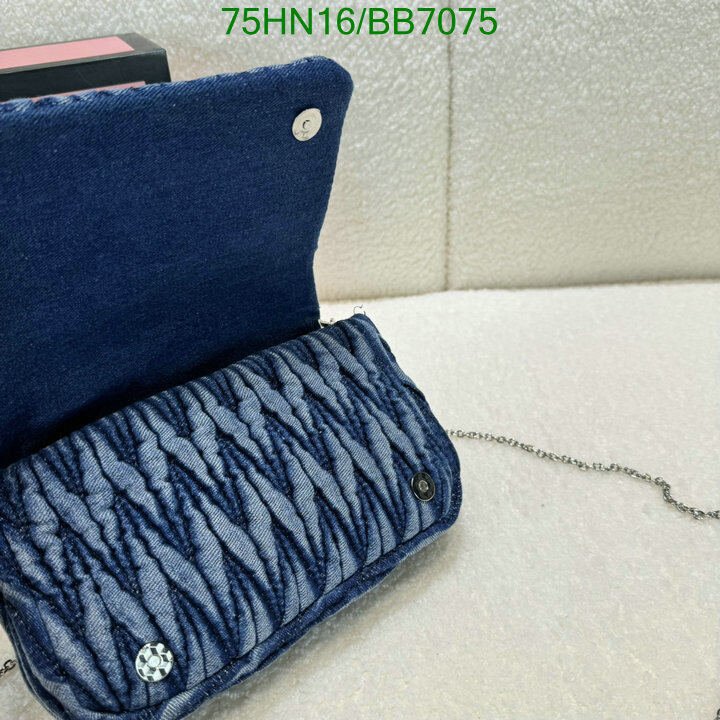 Miu Miu Bag-(4A)-Crossbody- Code: BB7075 $ 98USD