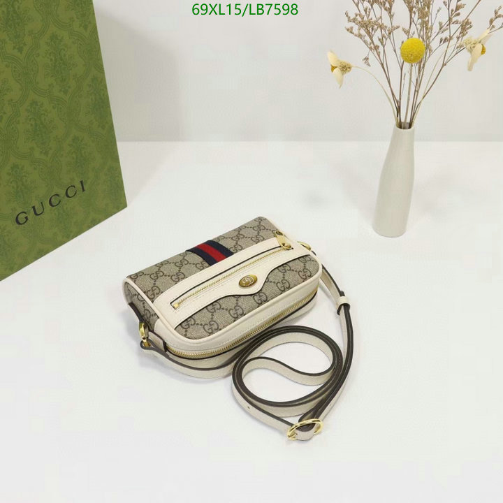 Gucci Bag-(4A)-Ophidia-G,Code: LB7598,$ 90USD