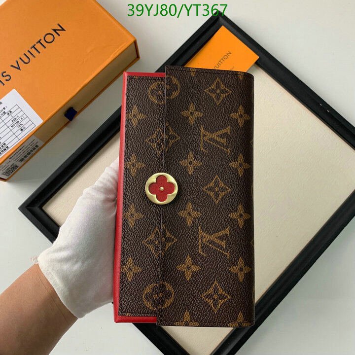 LV Bags-(4A)-Wallet-,Code: YT367,$ 51USD