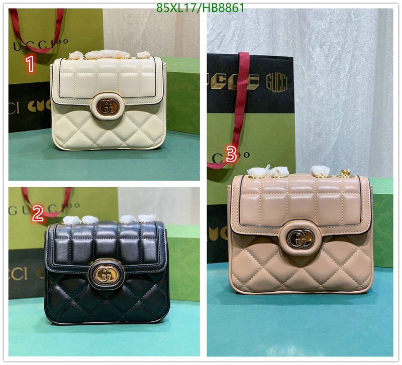 Gucci Bag-(4A)-Diagonal- Code: HB8861 $ 111USD