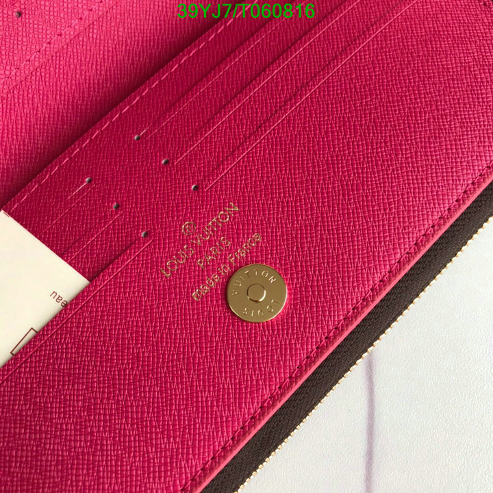 LV Bags-(4A)-Wallet-,Code: T060816,$ 51USD