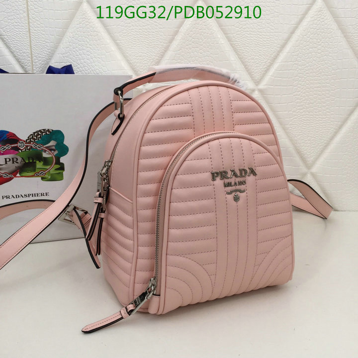 Prada Bag-(4A)-Backpack-,Code: PDB052910,$ 155USD