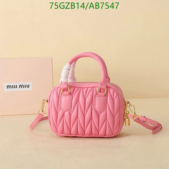 Miu Miu Bag-(4A)-Crossbody- Code: AB7547 $ 98USD