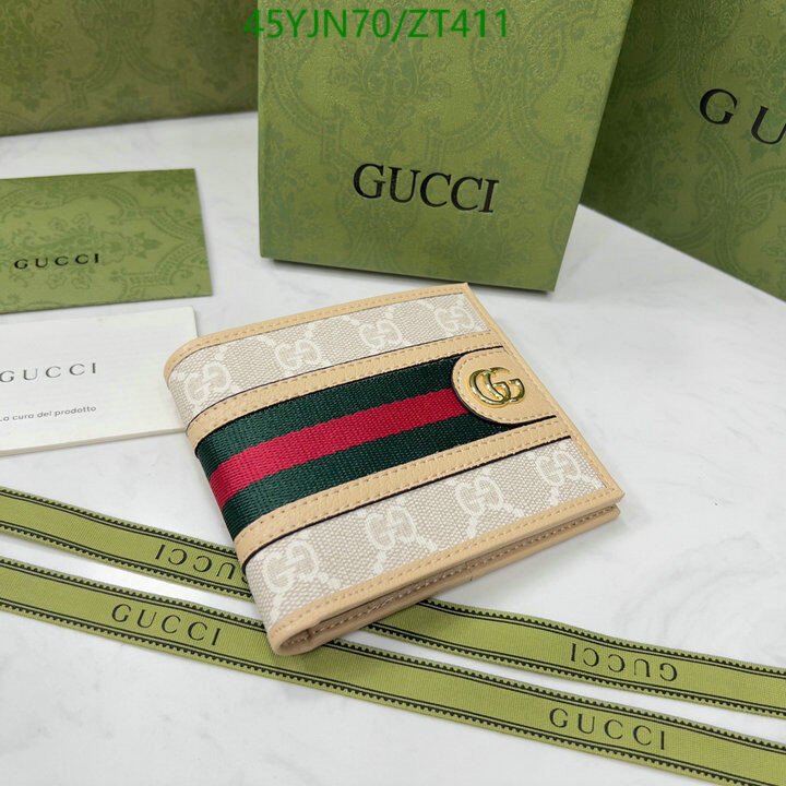 Gucci Bag-(4A)-Wallet-,Code: ZT411,$ 72USD