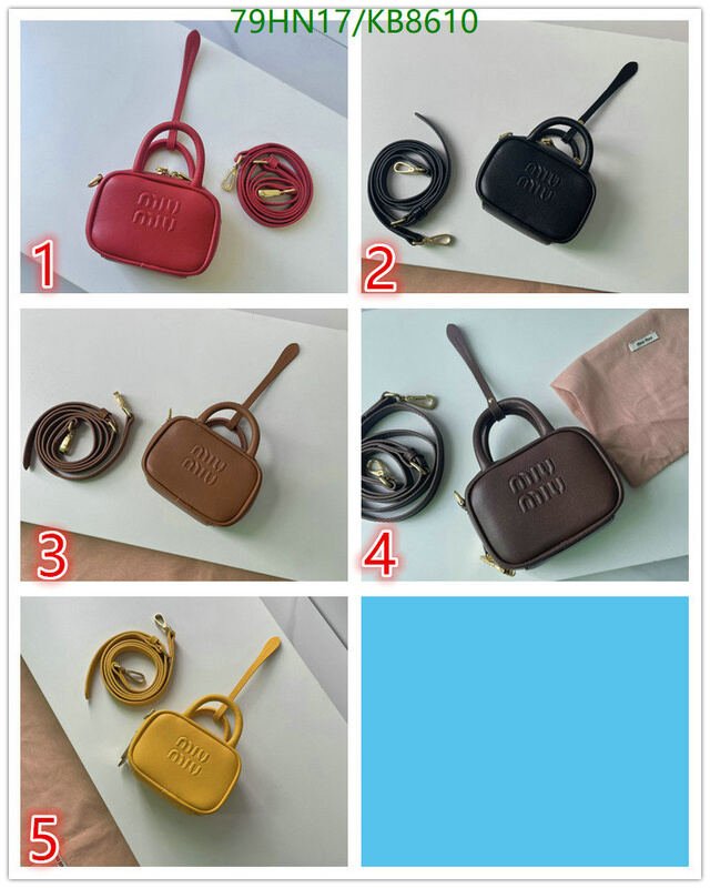 Miu Miu Bag-(4A)-Crossbody- Code: KB8610 $ 103USD