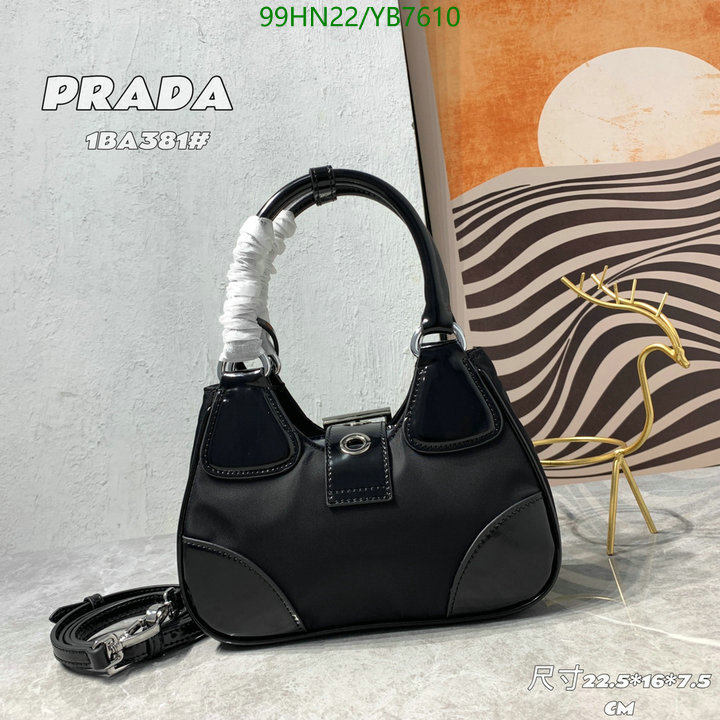 Prada Bag-(4A)-Handbag- Code: YB7610 $ 129USD