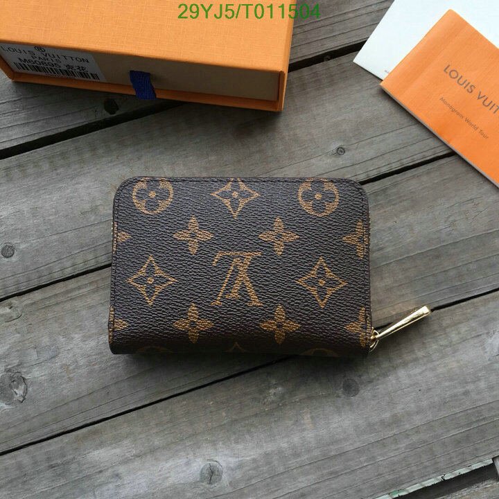LV Bags-(4A)-Wallet-,Code: T011504,$ 38USD