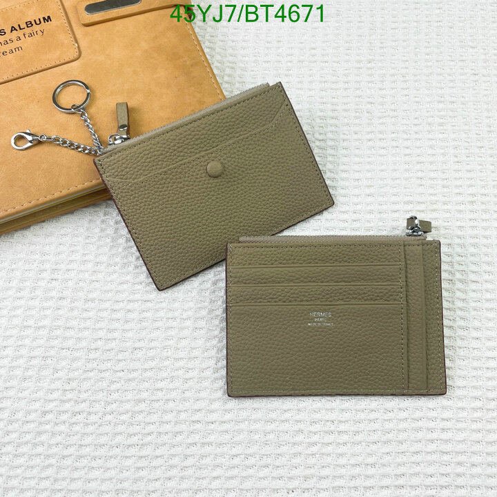 Hermes Bag-(4A)-Wallet- Code: BT4671 $ 59USD