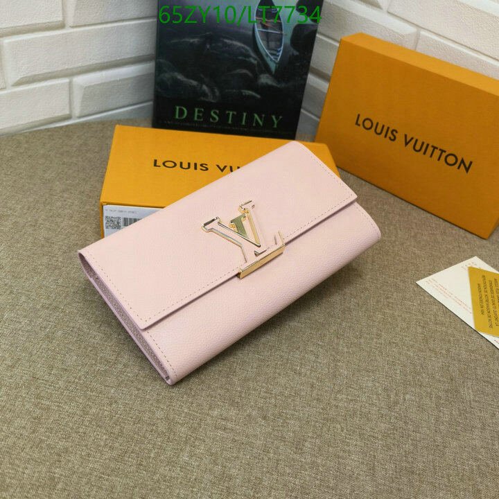 LV Bags-(4A)-Wallet-,Code: LT7734,$ 85USD