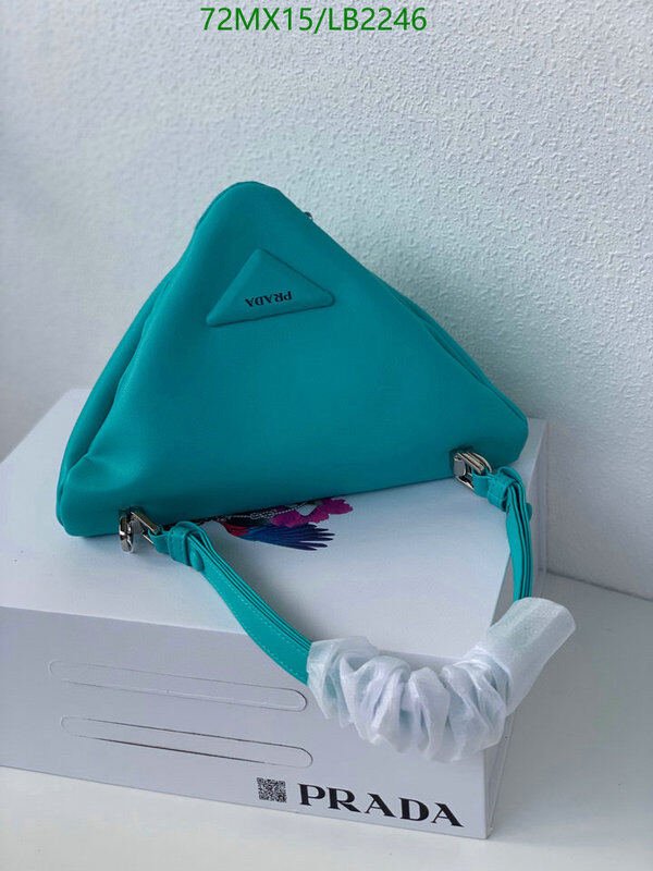 Prada Bag-(4A)-Triangle- Code: LB2246 $ 94USD