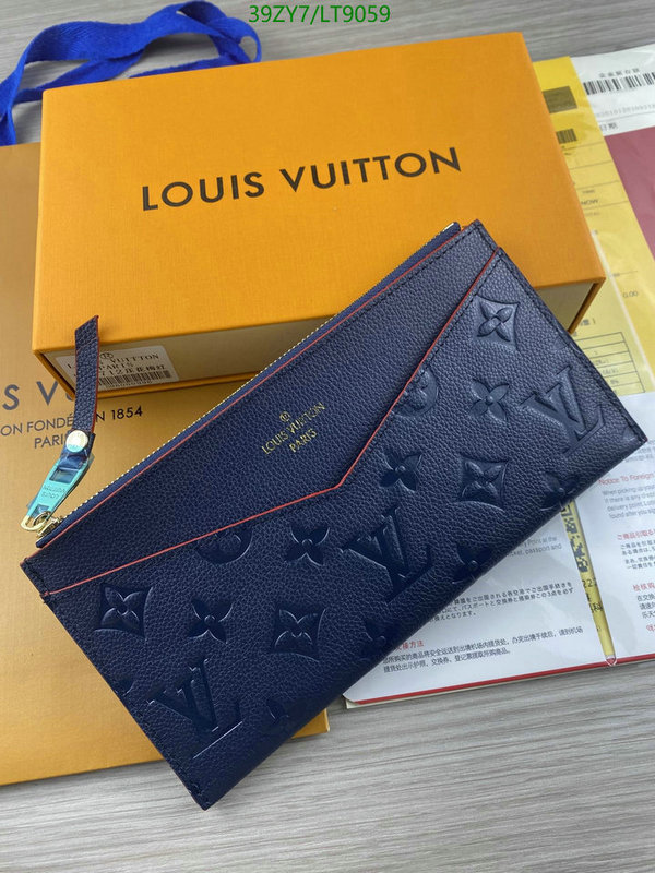 LV Bags-(4A)-Wallet-,Code: LT9059,$ 51USD