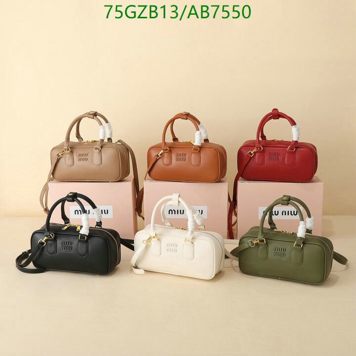 Miu Miu Bag-(4A)-Crossbody- Code: AB7550 $ 98USD