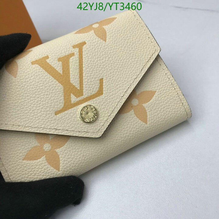 LV Bags-(4A)-Wallet-,Code: YT3460,$ 55USD