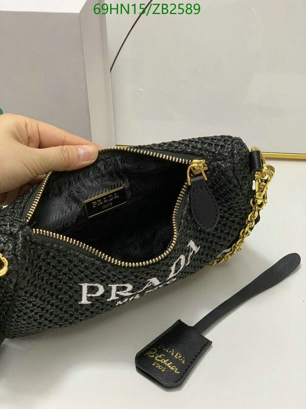 Prada Bag-(4A)-Re-Edition 2005,Code: ZB2589,$ 90USD
