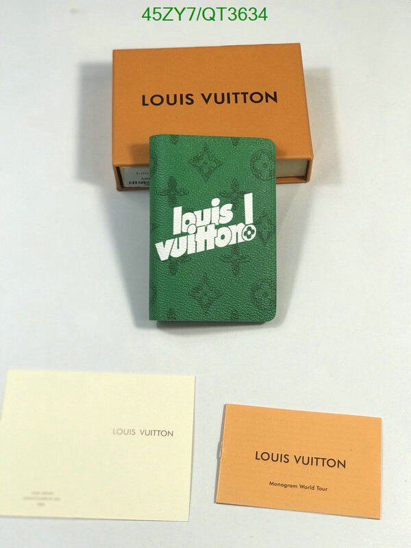LV Bag-(4A)-Wallet- Code: QT3634 $ 59USD