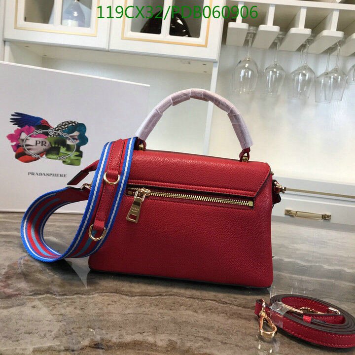 Prada Bag-(4A)-Handbag-,Code: PDB060906,$ 155USD