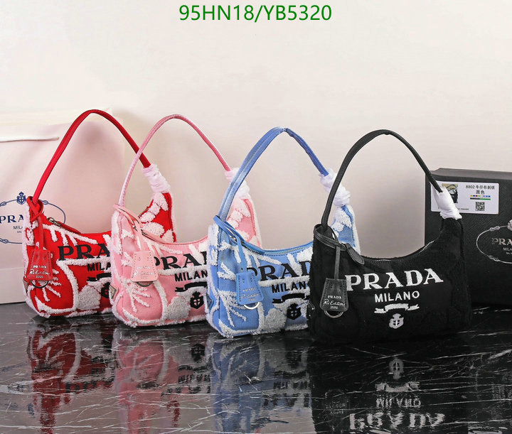 Prada Bag-(4A)-Re-Edition 2000,Code: YB5320,$ 124USD