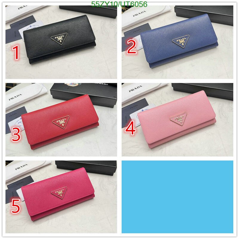 Prada Bag-(4A)-Wallet- Code: UT6056 $ 72USD