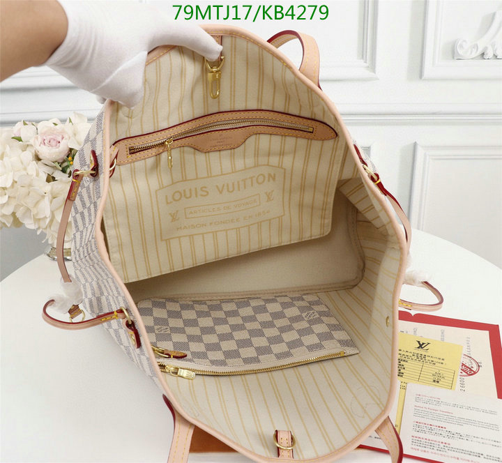LV Bags-(4A)-Neverfull-,Code: KB4279,$ 103USD