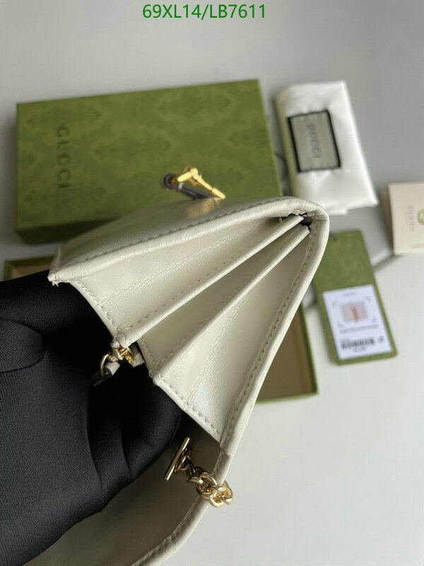 Gucci Bag-(4A)-Diagonal-,Code: LB7611,$ 90USD
