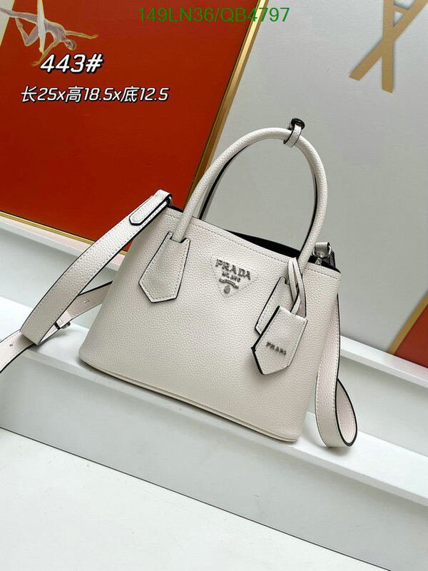Prada Bag-(4A)-Handbag- Code: QB4797 $ 194USD
