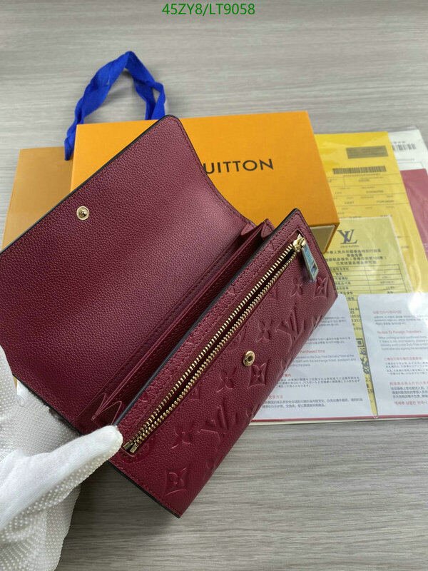 LV Bags-(4A)-Wallet-,Code: LT9058,$ 59USD