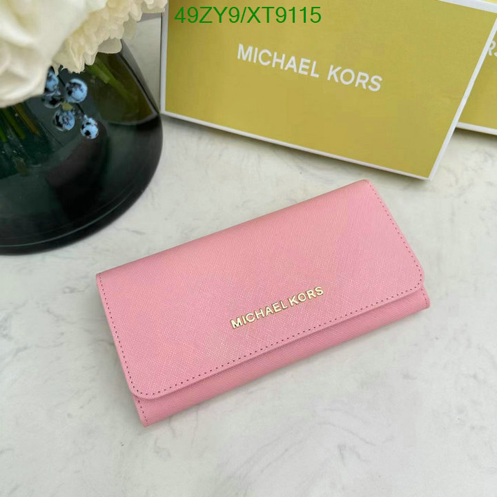 Michael Kors Bag-(4A)-Wallet- Code: XT9115 $ 64USD