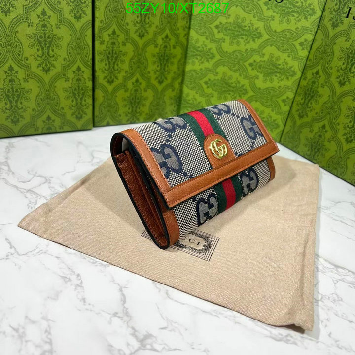 Gucci Bag-(4A)-Wallet-,Code: XT2687,$ 72USD