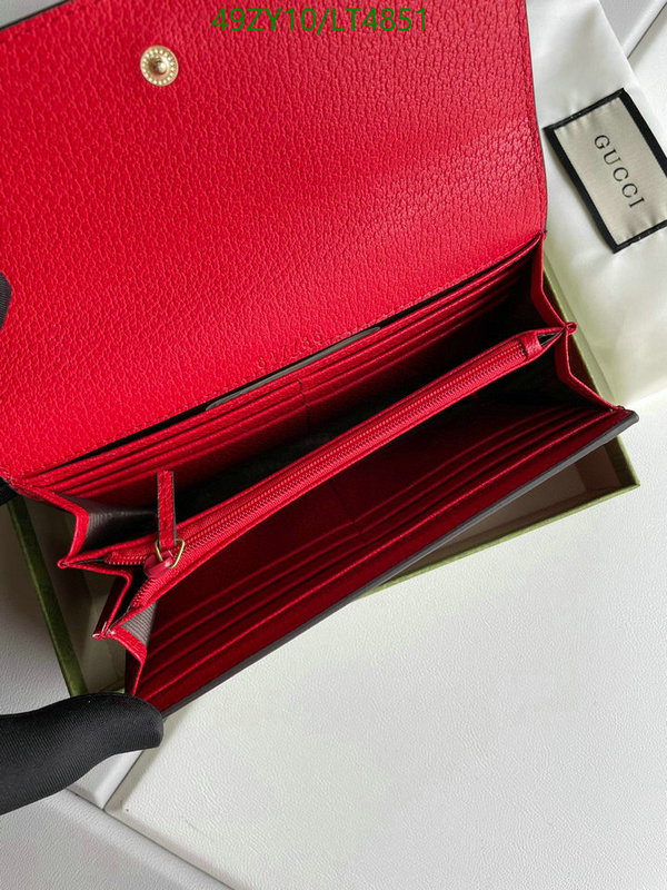 Gucci Bag-(4A)-Wallet-,Code: LT4851,$ 64USD