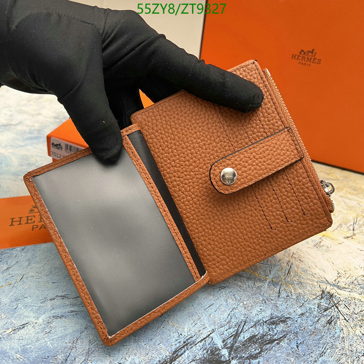 Hermes Bag-(4A)-Wallet-,Code: ZT9327,$ 72USD