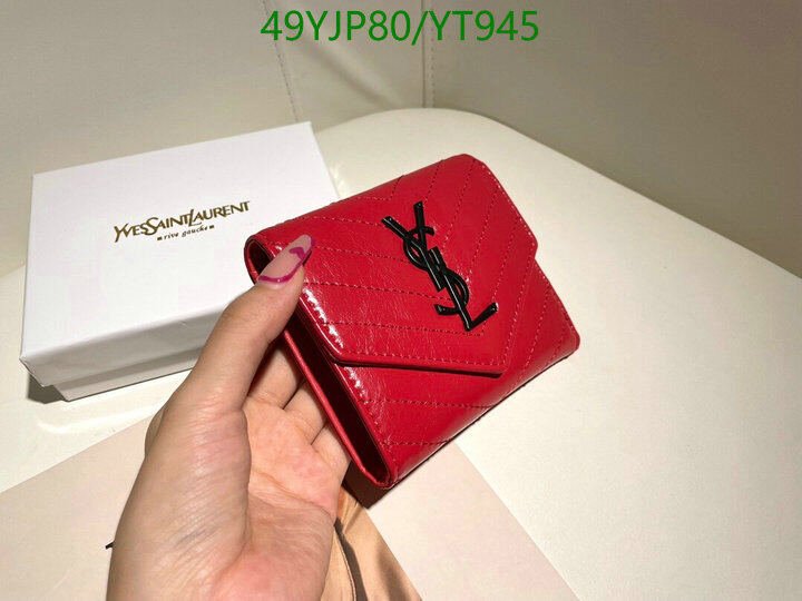 YSL Bag-(4A)-Wallet-,Code: YT945,$ 64USD