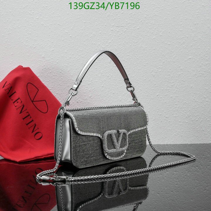 Valentino Bag-(4A)-LOC-V Logo ,Code: YB7196,$ 181USD