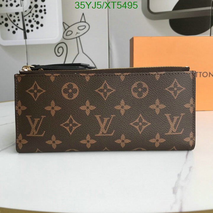 LV Bags-(4A)-Wallet-,Code: XT5495,$ 46USD