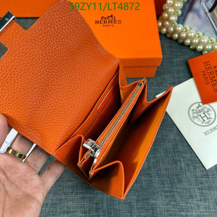 Hermes Bag-(4A)-Wallet-,Code: LT4872,$ 77USD