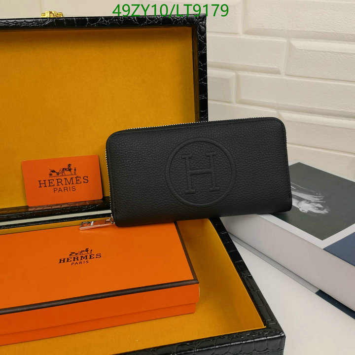 Hermes Bag-(4A)-Wallet-,Code: LT9179,$ 64USD
