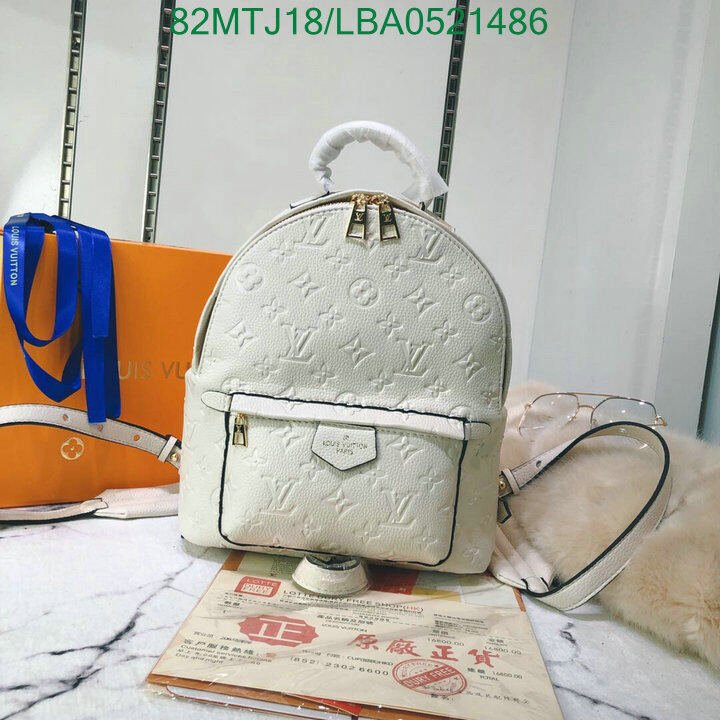 LV Bags-(4A)-Backpack-,Code:LBA0521486,$ 107USD