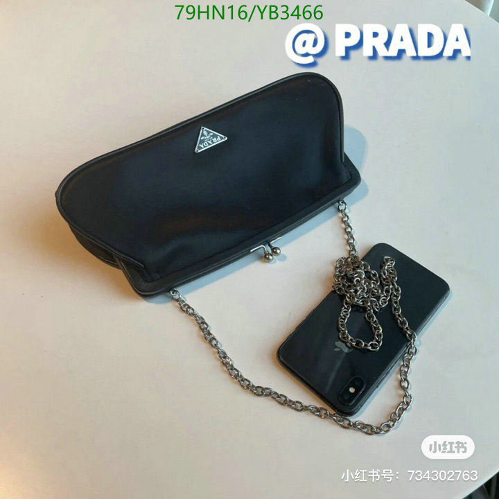Prada Bag-(4A)-Diagonal-,Code: YB3466,$ 103USD