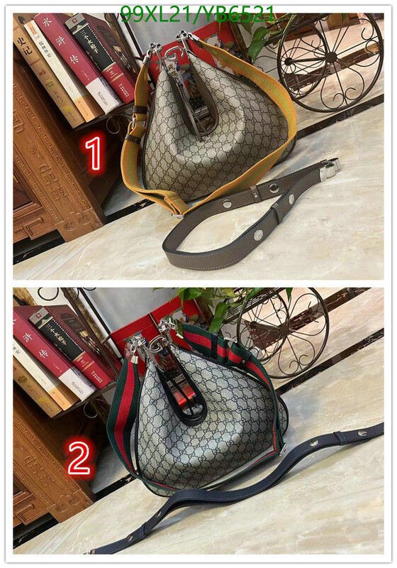 Gucci Bag-(4A)-Diagonal-,Code: YB6521,$ 129USD