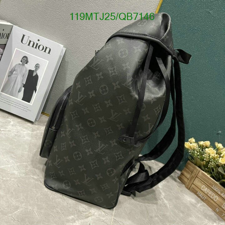 LV Bag-(4A)-Backpack- Code: QB7146 $ 155USD