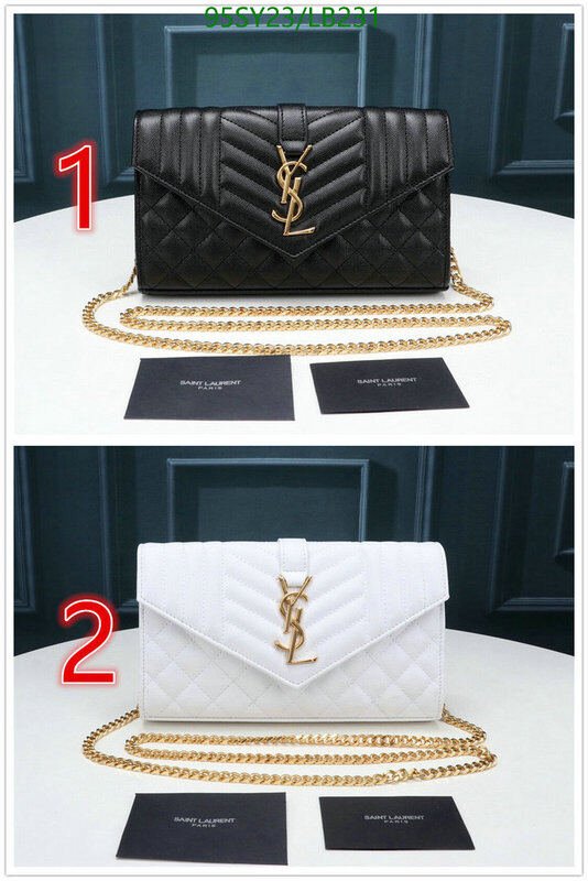 YSL Bag-(4A)-Envelope Series Code: LB231 $ 124USD