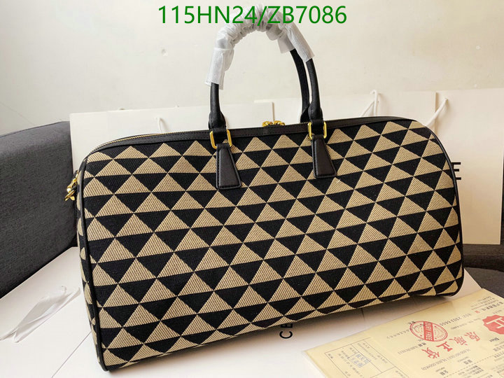 Prada Bag-(4A)-Handbag-,Code: ZB7086,$ 150USD