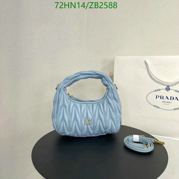 Miu Miu Bag-(4A)-Diagonal-,Code: ZB2588,$ 94USD