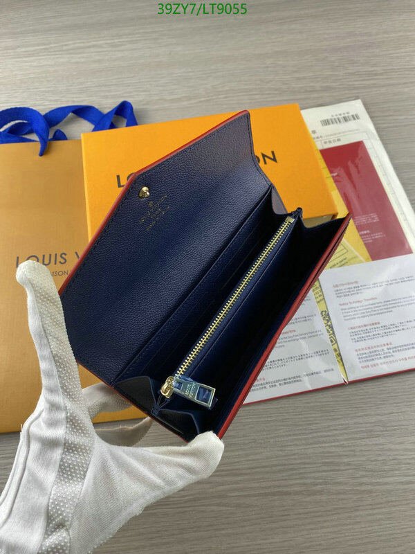 LV Bags-(4A)-Wallet-,Code: LT9055,$ 51USD