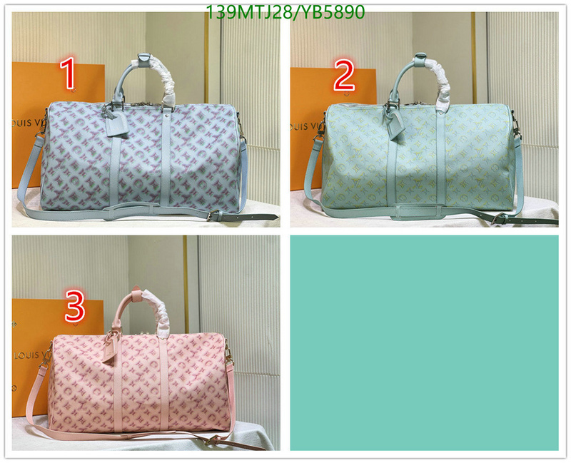 LV Bags-(4A)-Keepall BandouliRe 45-50-,Code: YB5890,$ 181USD
