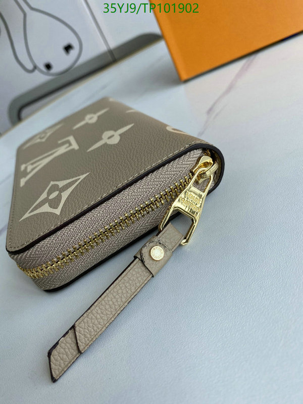LV Bags-(4A)-Wallet-,Code: TP101902,$ 51USD