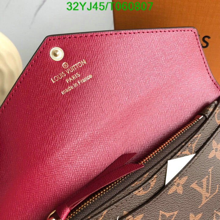 LV Bags-(4A)-Wallet-,Code: T060807,$ 42USD